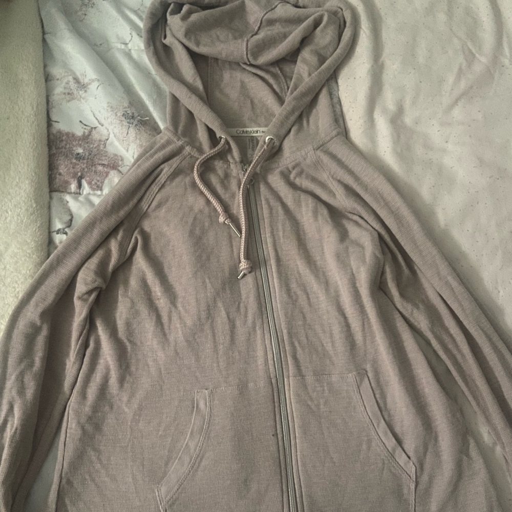 plum calvin klein jacket